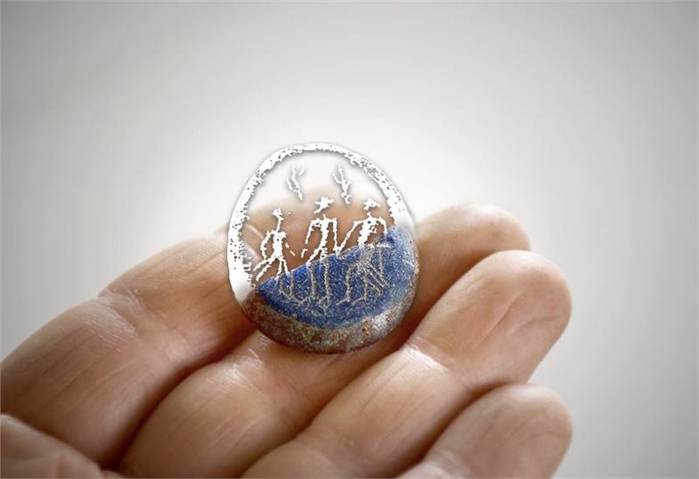 Fragment einer Alsengemme aus Kalmar