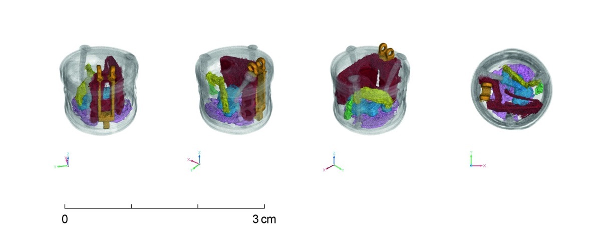 Datensatz Neutronen-CT vom Miniatur-Dosenschloss aus Petershagen