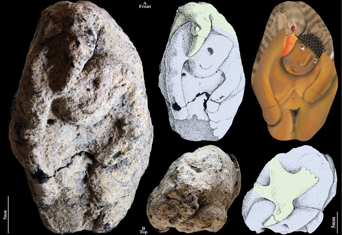 Frau mit Gans: 12.000 Jahre alte Tonfigur ist die älteste bekannte Darstellung einer Mensch-Tier-Beziehung