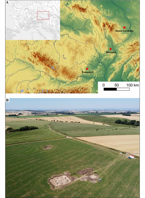 Glaswerkstatt Lageplan Němčice
