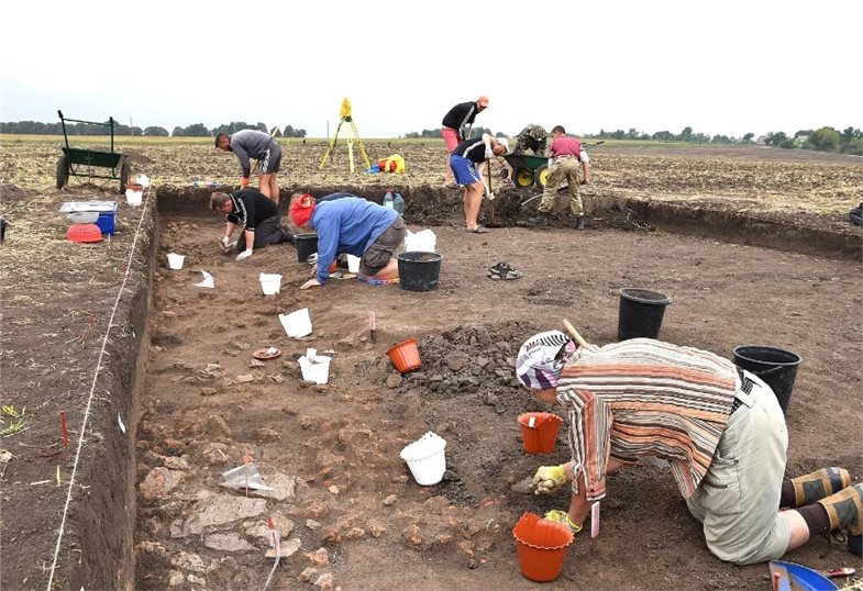 Freilegung Megasiedlung