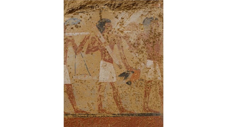 Ausschnitt Wandmalerei Mastaba Daschur