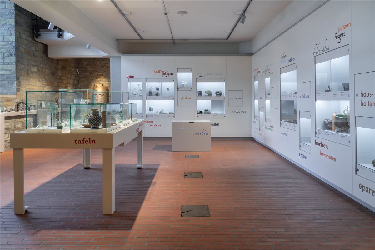 Blick in die Abteilung zur Stadtarchäologie