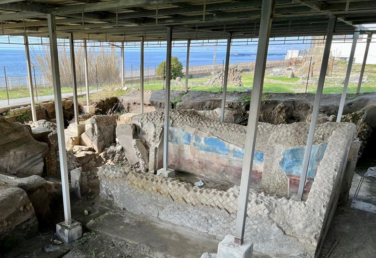 Neue wertvolle Dekorationen in der Villa Sora im Herculaneum-Park entdeckt