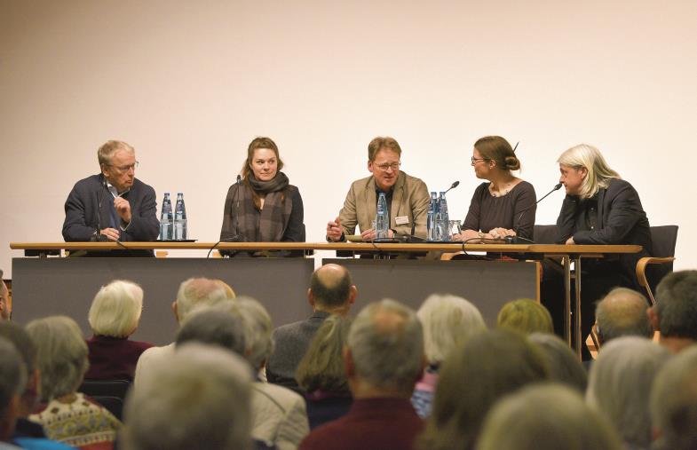 G. Fuchs, T. Wiechmann, A. Foitzik (Moderation), A. Jantzen, S. Wahl