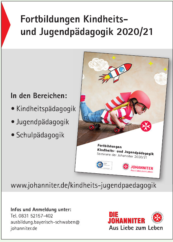 Die Johanniter - Kinder- und Jugendfortbildungen -2020/2021