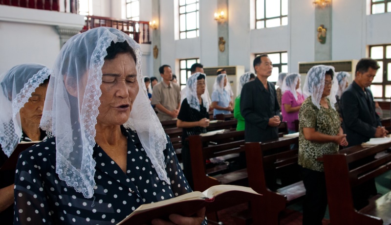 Katholischer Gottesdienst in Pjöngjang