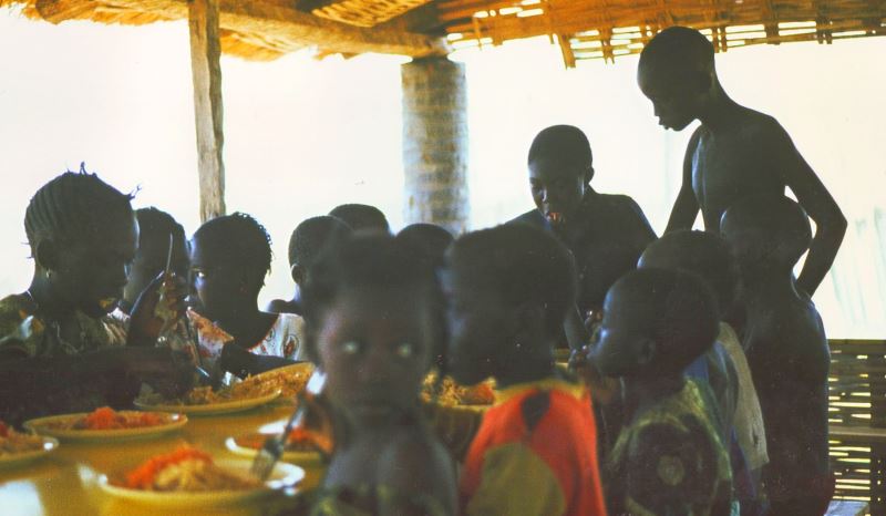Mittagessen in Afrika