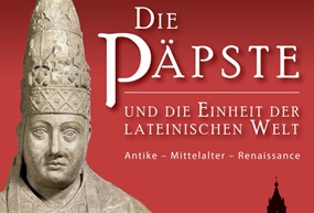 Plakat der Papstausstellung Mannheim