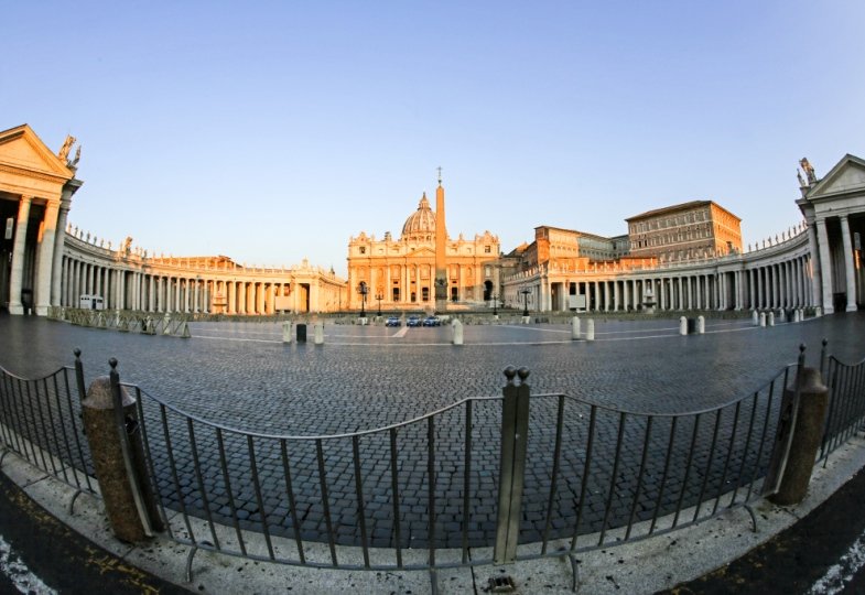 Blick auf den Petersplatz