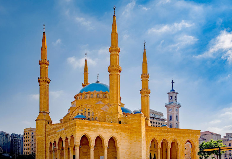 Moschee und Kirche in Beirut