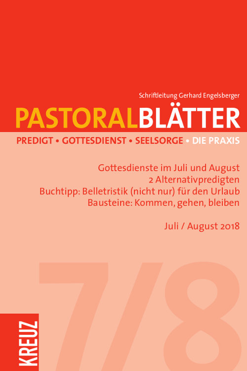 Pastoralblätter 7-8/2018
