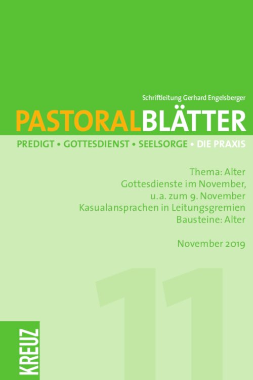 Pastoralblätter 11/2019
