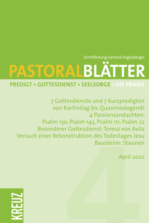 Pastoralblätter 4/2022